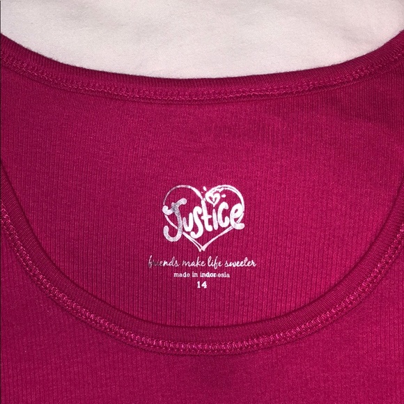 Pink Justice Tank Top - Picture 3 of 3